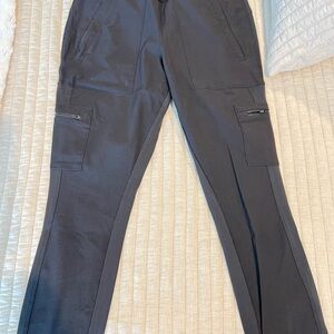 Athleta Black Cargo Pants with Modern Silhouette